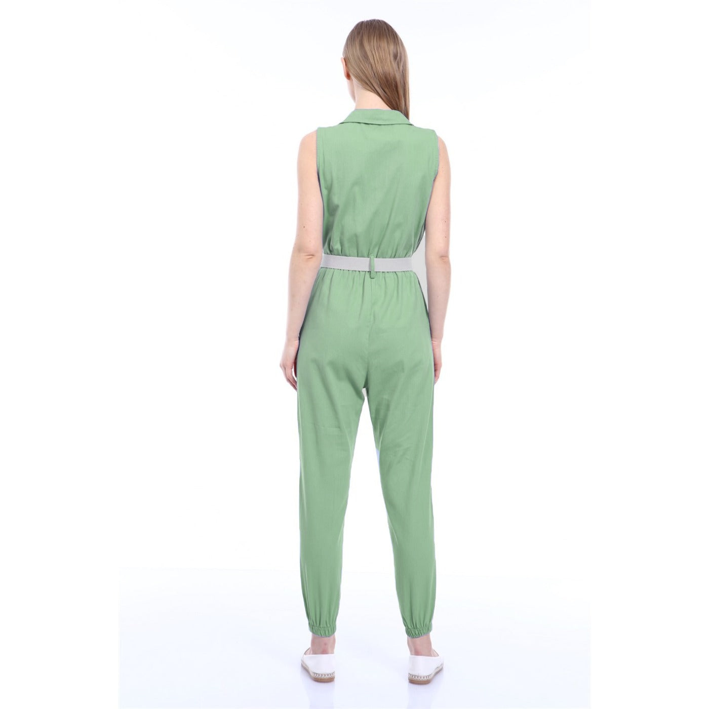 Green Denim Jumpsuit | Montivo Pakistan