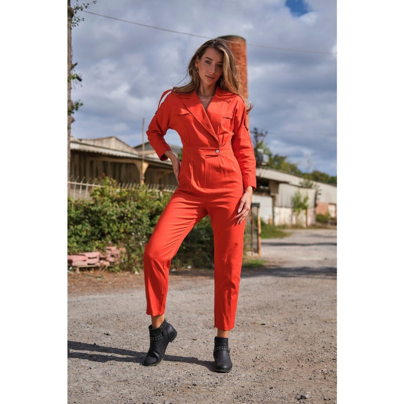 Red Blazer Jumpsuit | Montivo Pakistan
