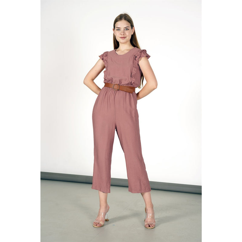 Rose Frill Detailed Jumpsuit | Montivo Pakistan