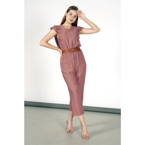 Rose Frill Detailed Jumpsuit | Montivo Pakistan
