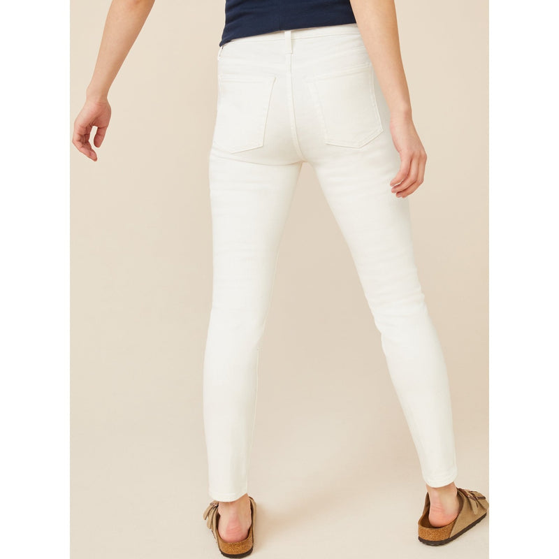 FA White High Rise Skinny Jeans | Montivo Pakistan
