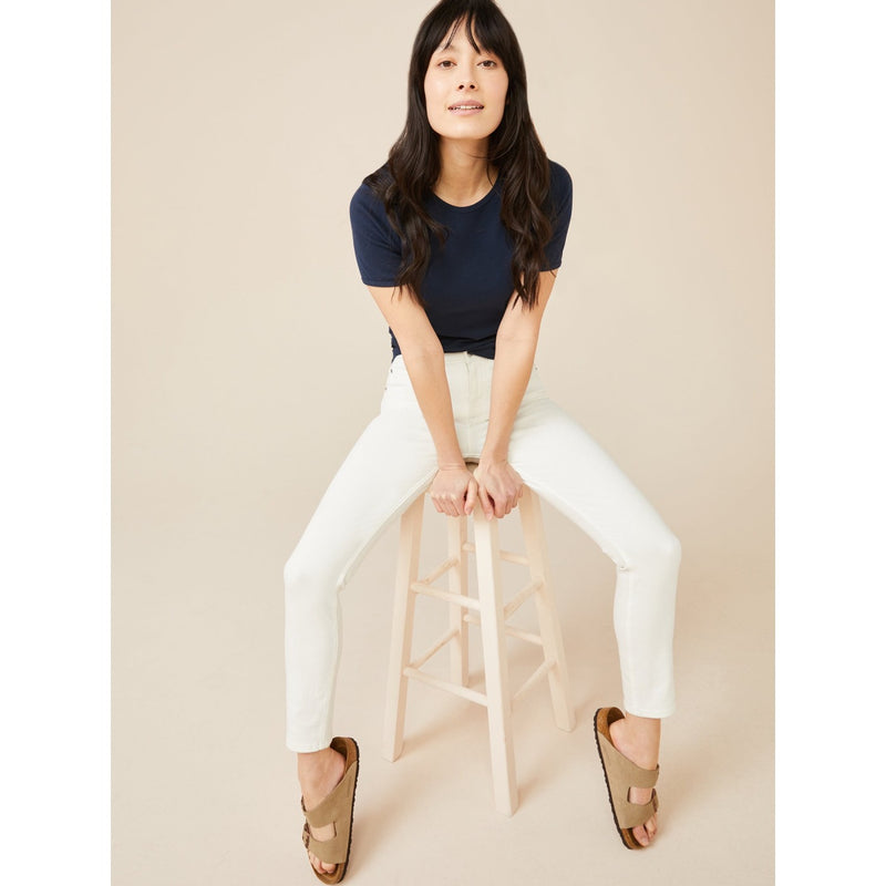 FA White High Rise Skinny Jeans | Montivo Pakistan