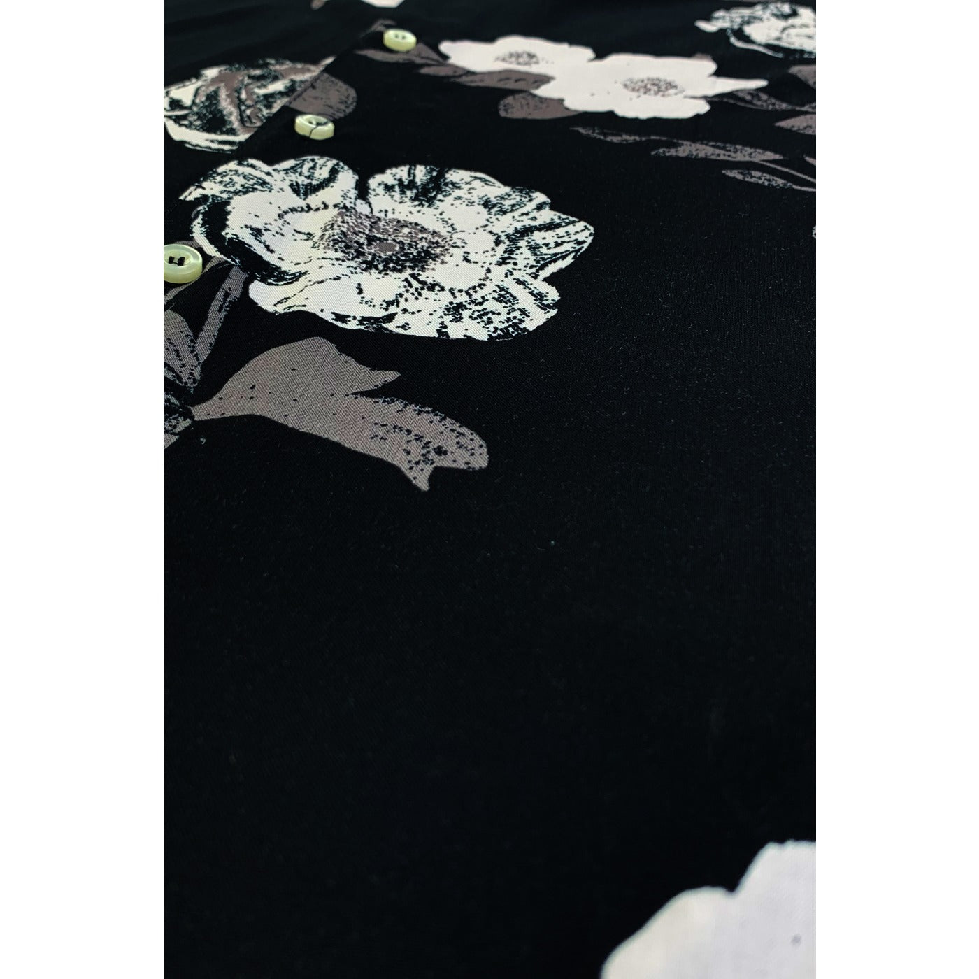 Floral Black Hawaiian Half Sleeves Shirt | Montivo Pakistan