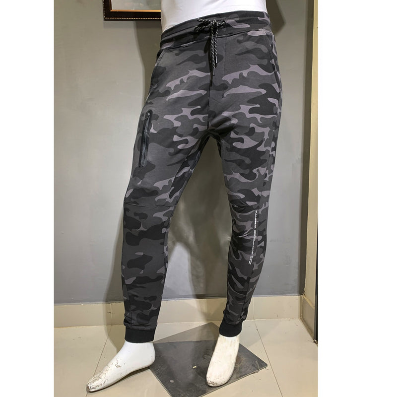 PB Grey Camo Slim Joggers | Montivo Pakistan