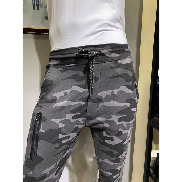 PB Grey Camo Slim Joggers | Montivo Pakistan