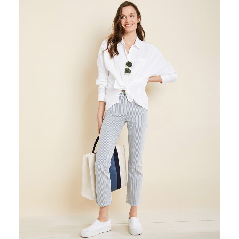 ON High Rise Slim Stripes Jeans | Montivo Pakistan