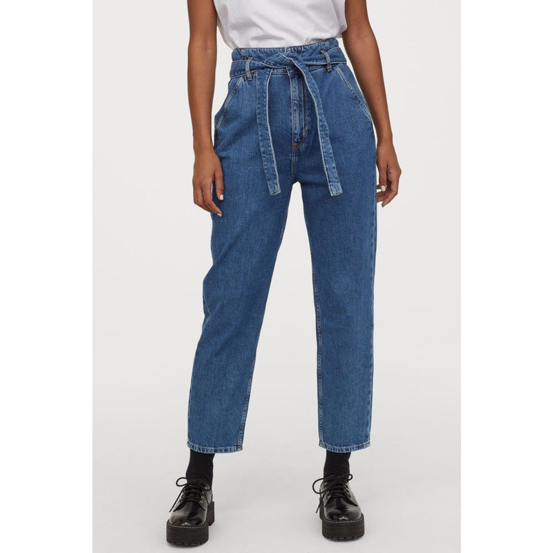 HM Dark Blue Mom Jeans | Montivo Pakistan