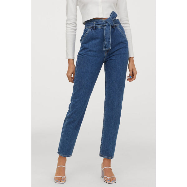 HM Dark Blue Mom Jeans | Montivo Pakistan