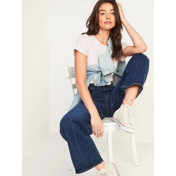 ON High Rise Wide Leg Jeans | Montivo Pakistan