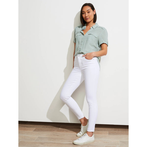 JJ White Skinny High Rise Jeans | Montivo Pakistan