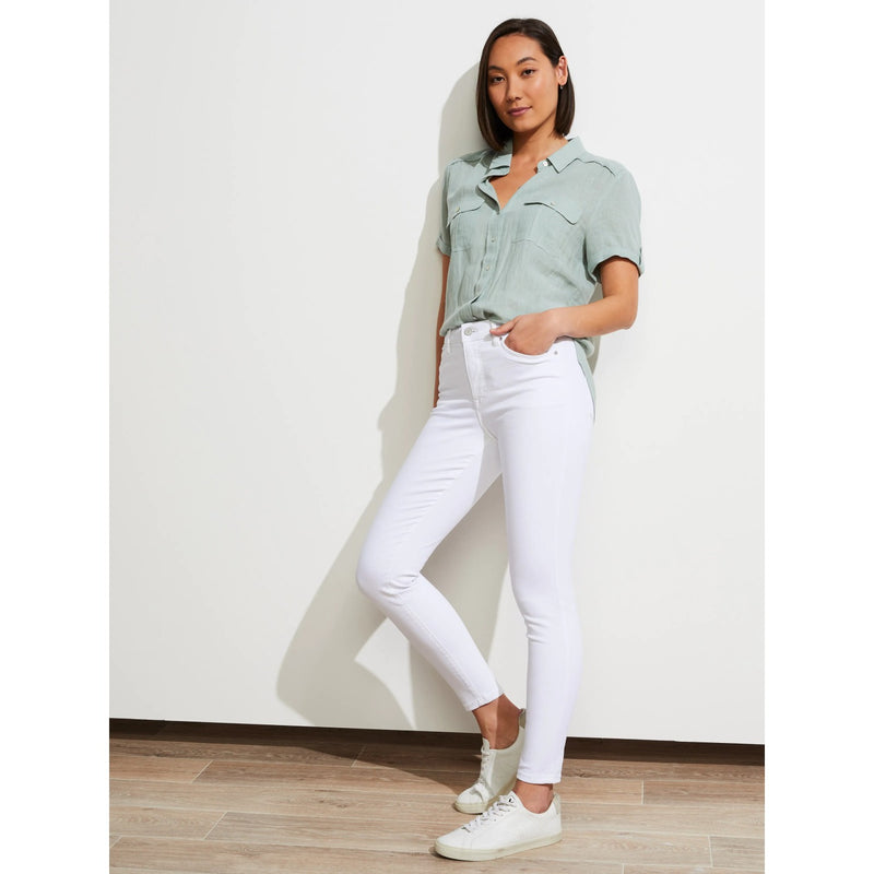 JJ White Skinny High Rise Jeans | Montivo Pakistan
