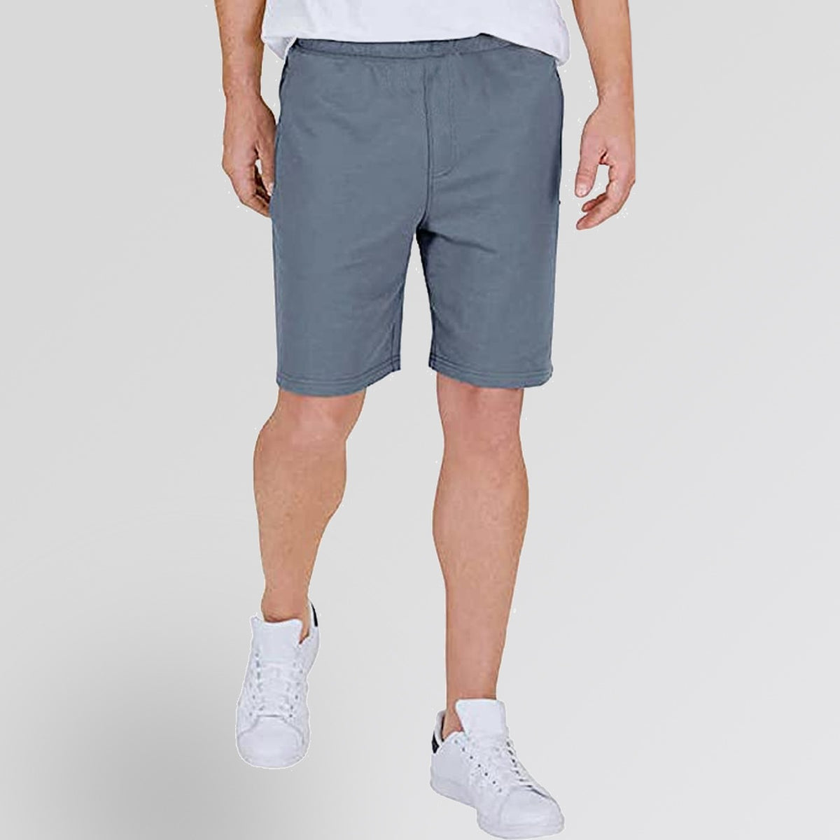 EB Lounge Blue Melange Shorts | Montivo Pakistan