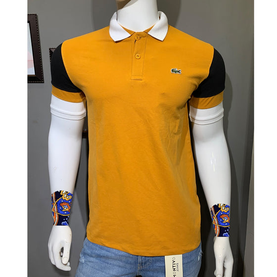 Lcste Raglan Sleeves Mustard Polo | Montivo Pakistan