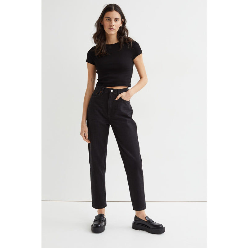 HM Mom Loose Fit Ultra High Jeans | Montivo Pakistan