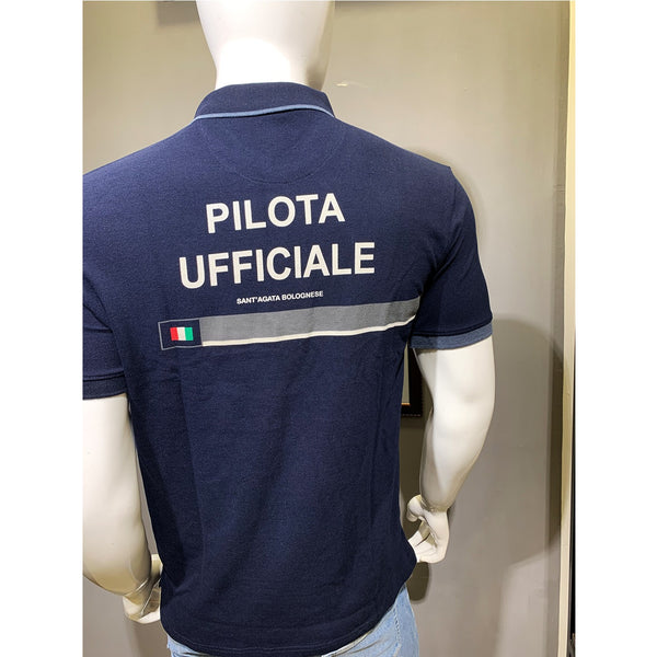 Lambo World Race Navy Polo | Montivo Pakistan