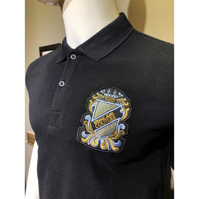 Vrsace Black polo with Logo | Montivo Pakistan