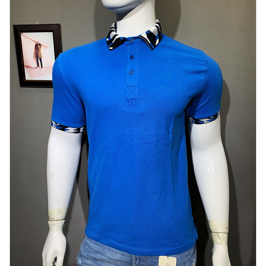 Vrsace Blue Polo with Collar Design | Montivo Pakistan