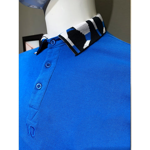 Vrsace Blue Polo with Collar Design | Montivo Pakistan