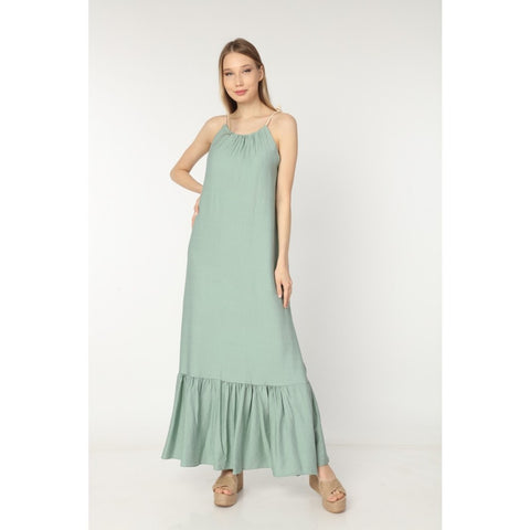 Celeste Offshoulder Pleated Dress | Montivo Pakistan