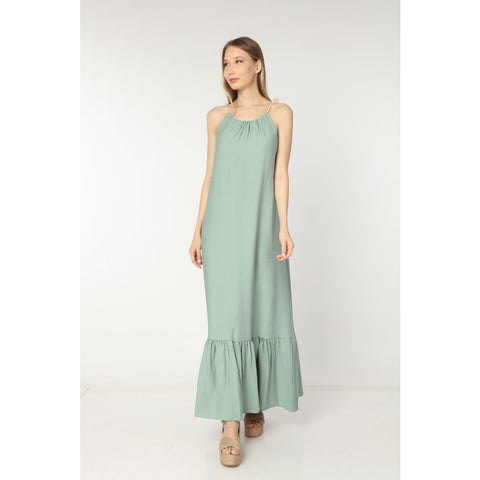 Celeste Offshoulder Pleated Dress | Montivo Pakistan