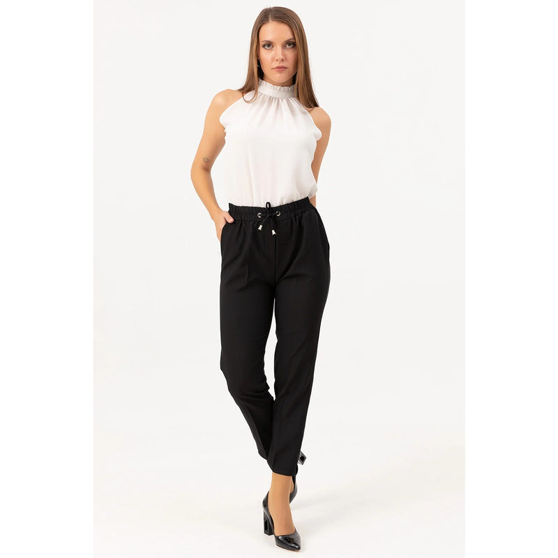 Black Carrot Fit Trousers | Montivo Pakistan