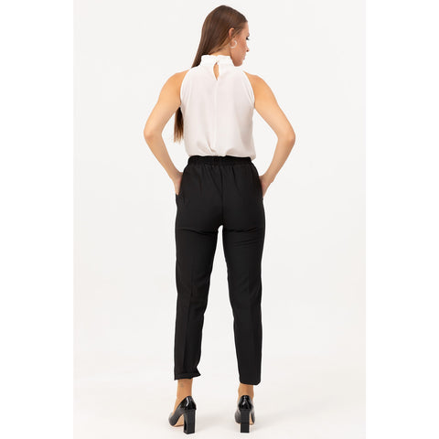 Black Carrot Fit Trousers | Montivo Pakistan