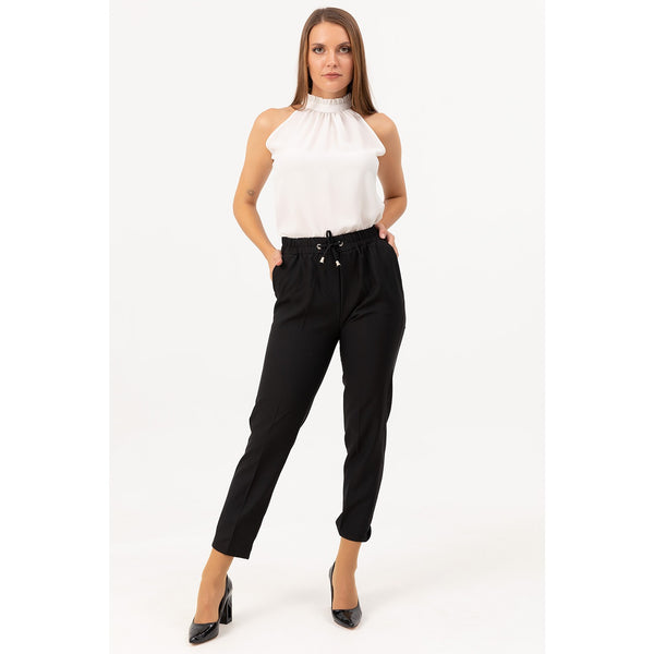 Black Carrot Fit Trousers | Montivo Pakistan