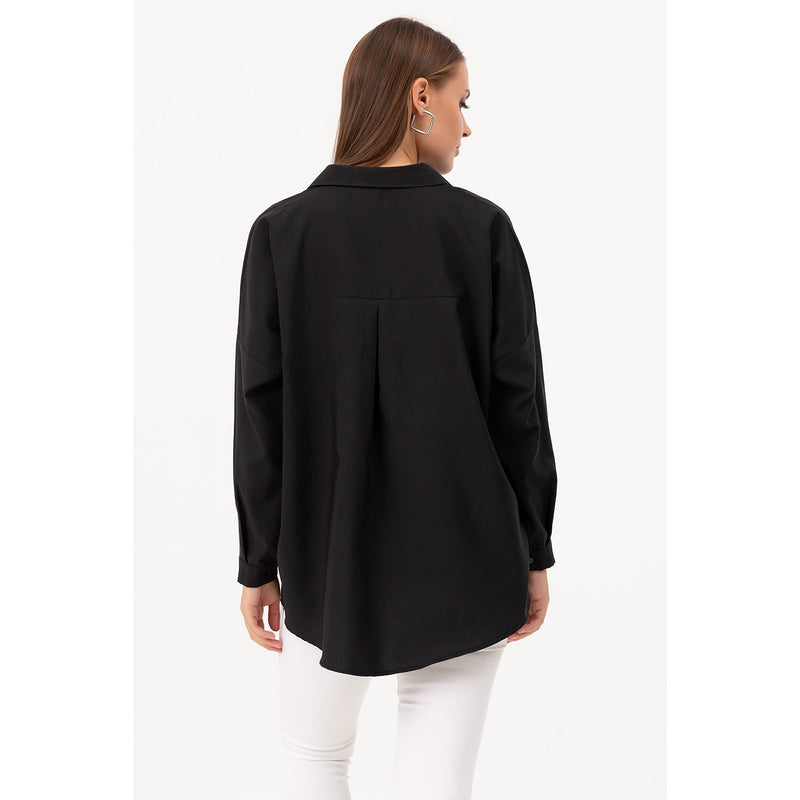 Black Oversized Shirt | Montivo Pakistan