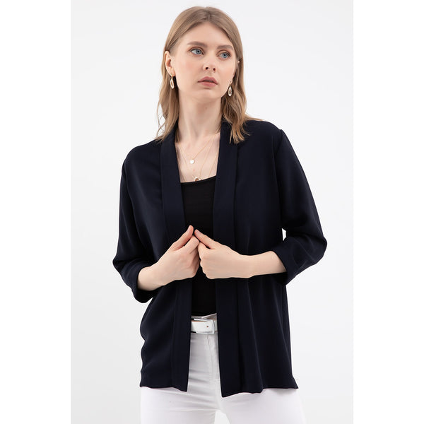 Smoked Blue Shawl Jacket | Montivo Pakistan