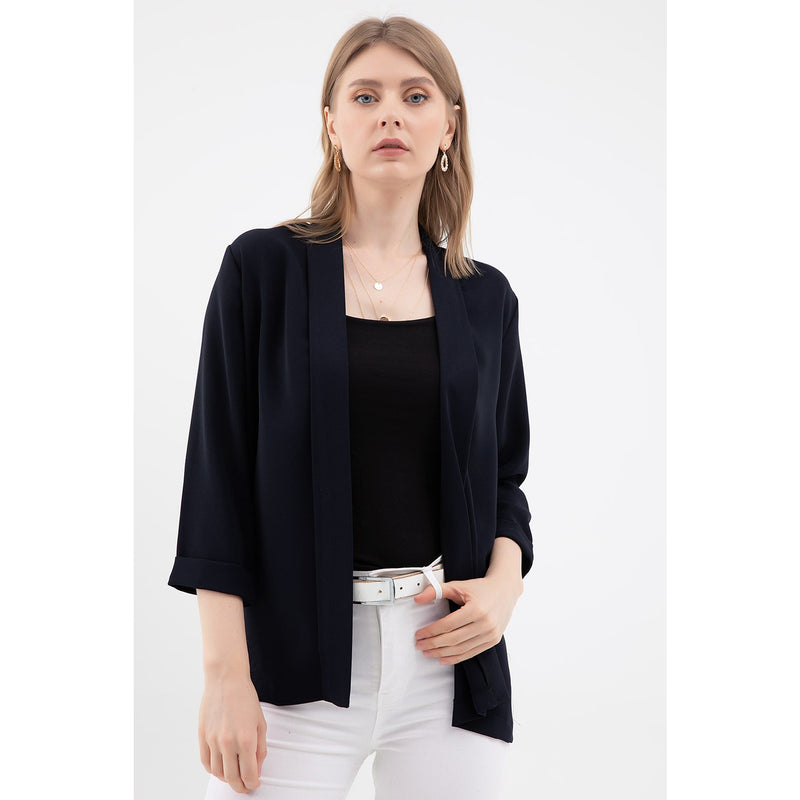 Smoked Blue Shawl Jacket | Montivo Pakistan