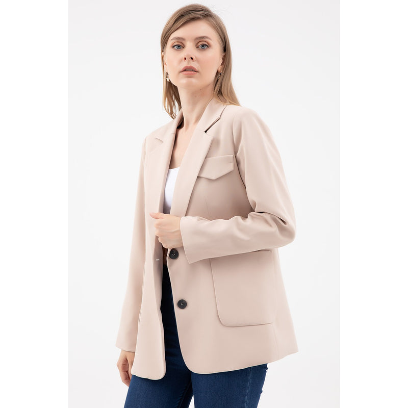 Beige Blazer Jacket | Montivo Pakistan