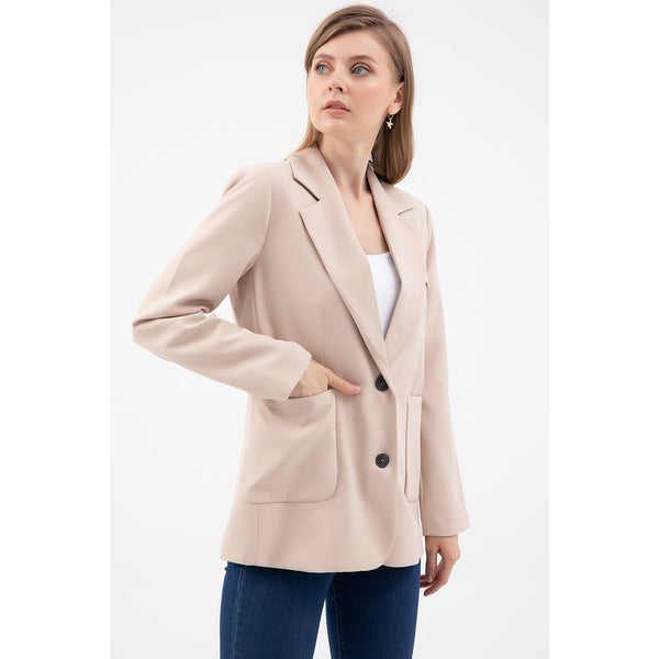 Beige Blazer Jacket | Montivo Pakistan