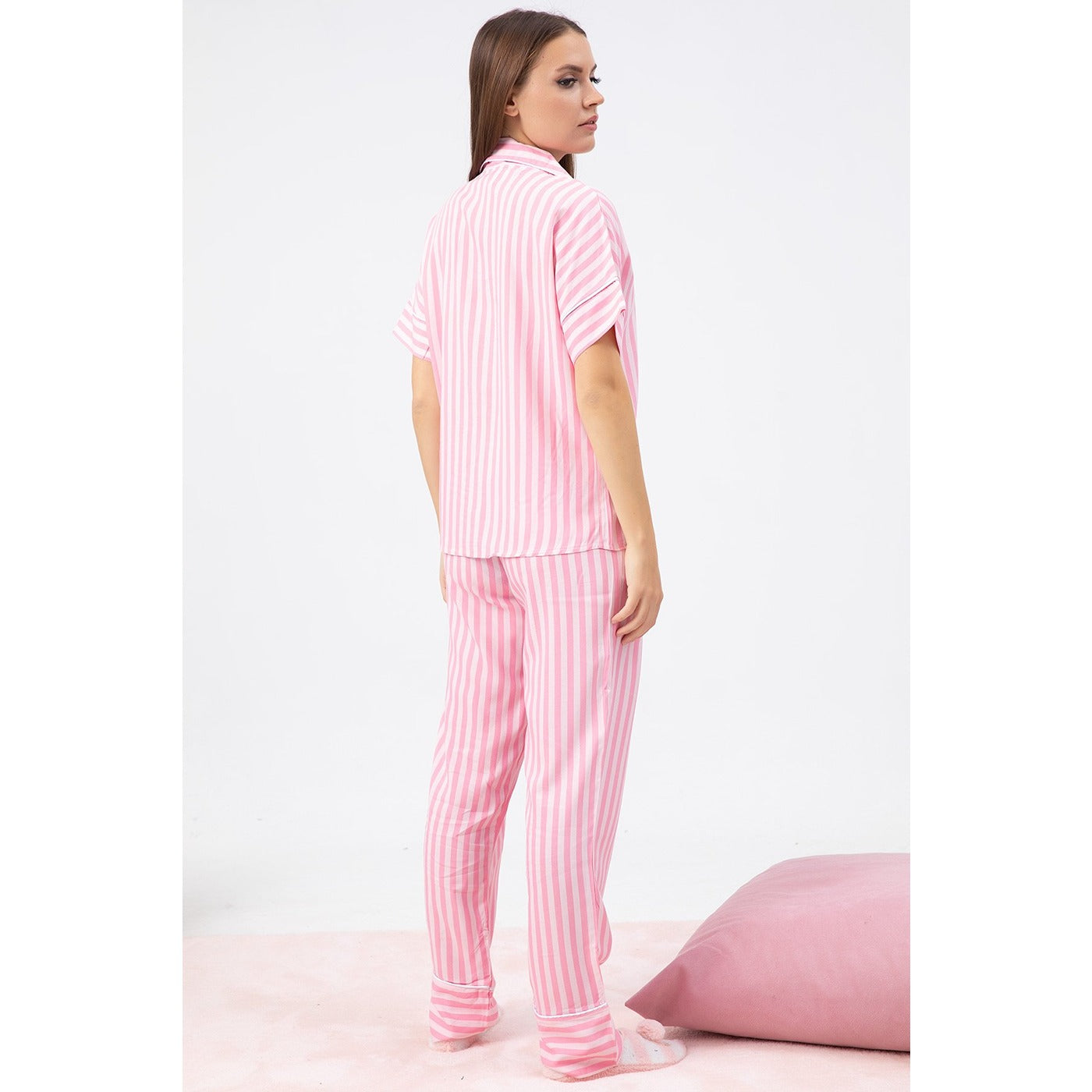 Pink Stripes PJ Set | Montivo Pakistan