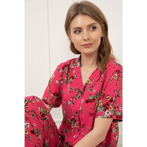 Pink Buttoned Pajamas Set | Montivo Pakistan