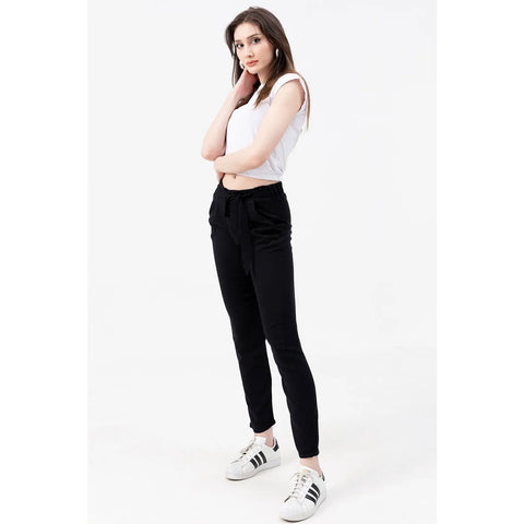 Black Belted Trousers | Montivo Pakistan