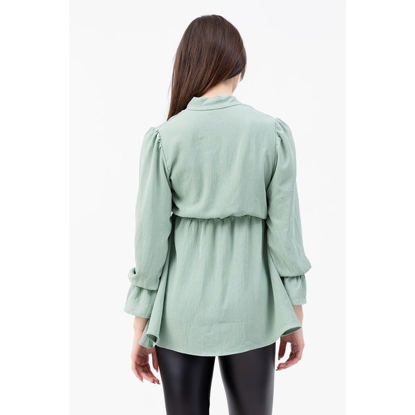 Mint Collar Knotted Top | Montivo Pakistan