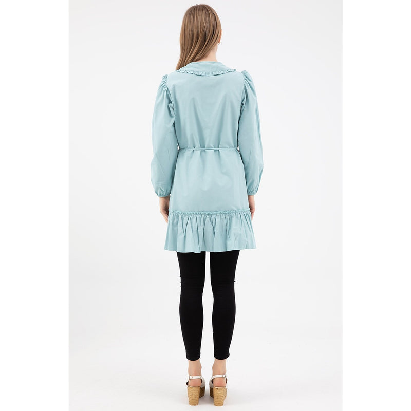 Mint Baby Collar Buttoned Tunic | Montivo Pakistan