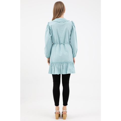Mint Baby Collar Buttoned Tunic | Montivo Pakistan