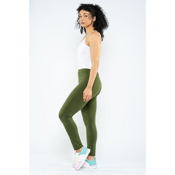 Blueage Green Plain Leggings | Montivo Pakistan