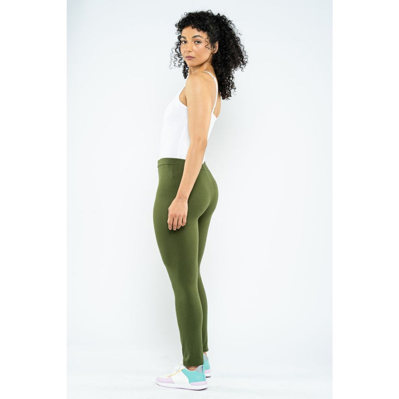 Blueage Green Plain Leggings | Montivo Pakistan