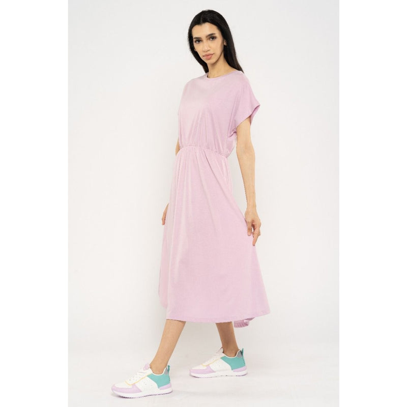 Blueage Lilac Flowy Midi Dress | Montivo Pakistan