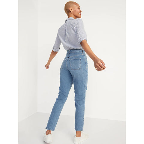 ON Curvy Extra High-Waisted Straight Jeans | Montivo Pakistan