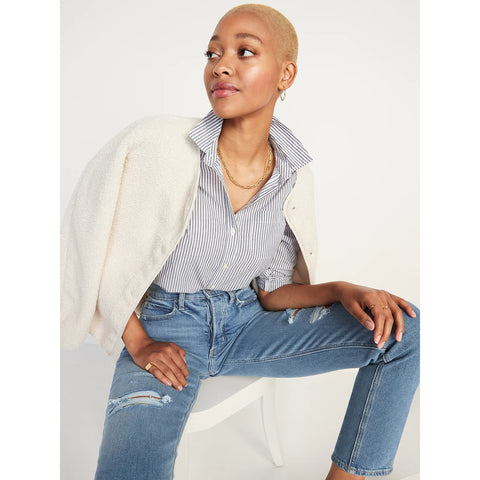 ON Curvy Extra High-Waisted Straight Jeans | Montivo Pakistan