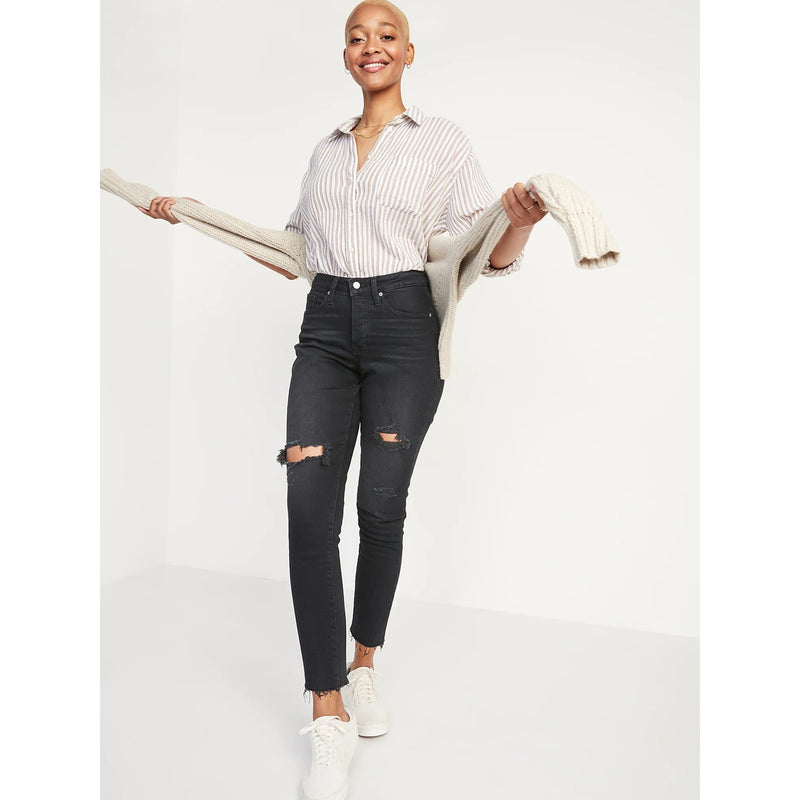 ON Curvy High-Waisted Straight Jeans | Montivo Pakistan
