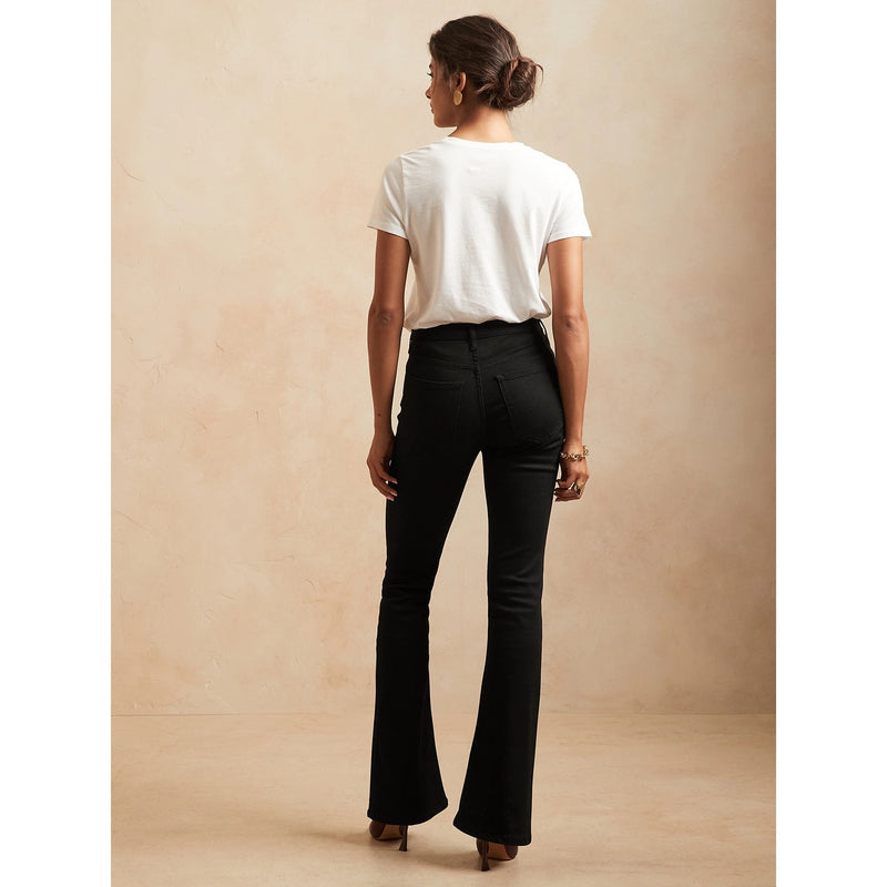 BR Slim Flare Black Jeans | Montivo Pakistan