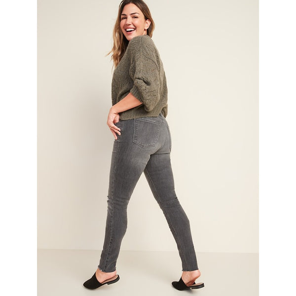 ON Mid Rise Gray Skinny Ripped Jeans | Montivo Pakistan