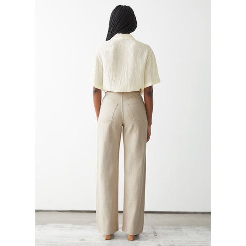 & Dear Cut Organic Cotton Wide Leg Jeans | Montivo Pakistan