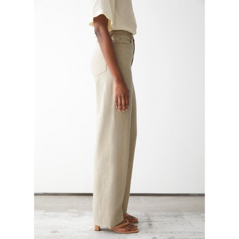 & Dear Cut Organic Cotton Wide Leg Jeans | Montivo Pakistan