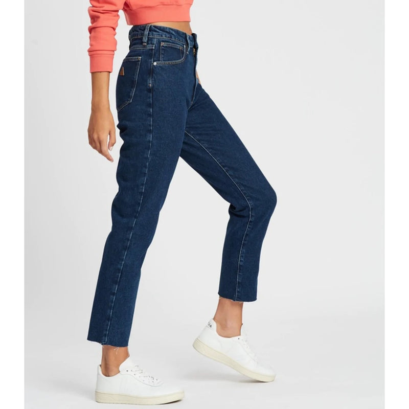 & Blue High Rise Straight Jeans | Montivo Pakistan