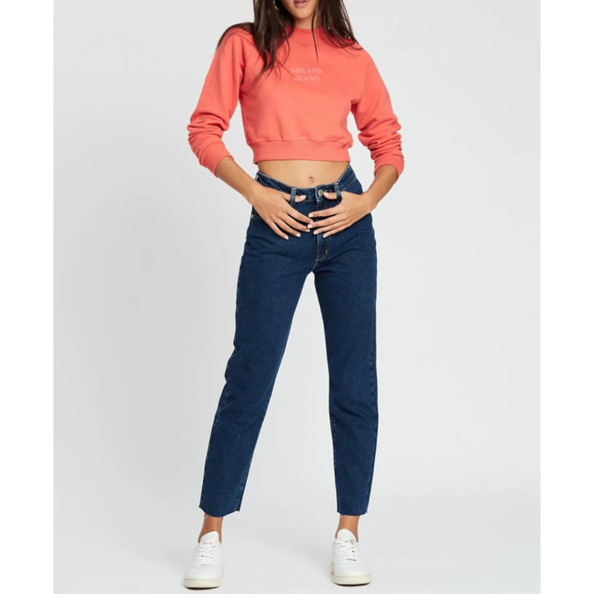 & Blue High Rise Straight Jeans | Montivo Pakistan